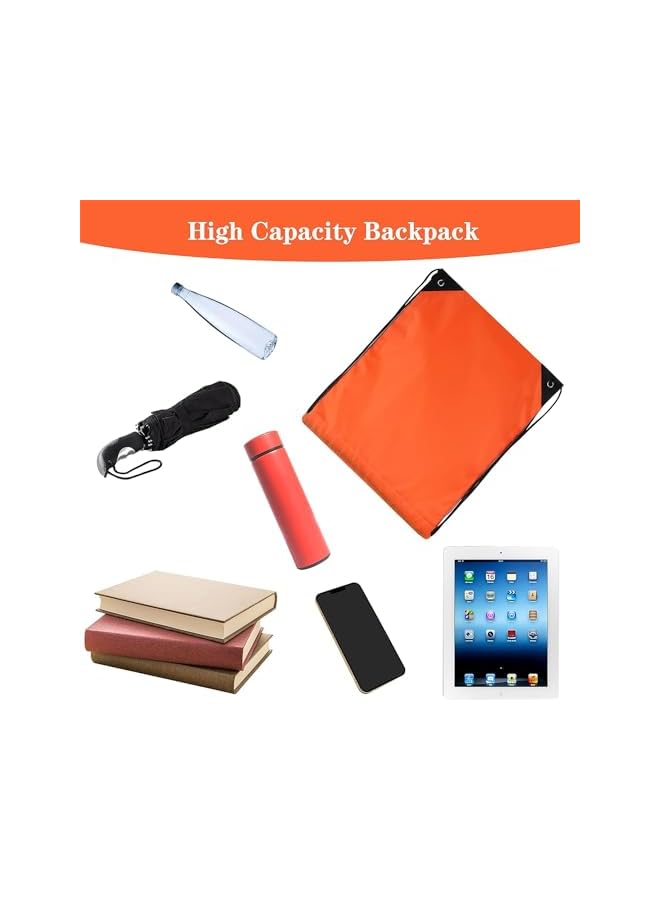 promassDrawstring Bags 10 Pack Durable Multiple Colors Gift Bags for School Children Waterproof Running Backpacks for Beach Party Outdoor Travel Sport Hiking Climbing Swimming, One Size - Image 2