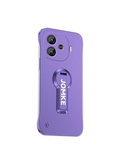 erorex For vivo iQOO Z9 Turbo Baking Varnish 360 Rotate Holder No Frame PC Phone Case(Purple) 