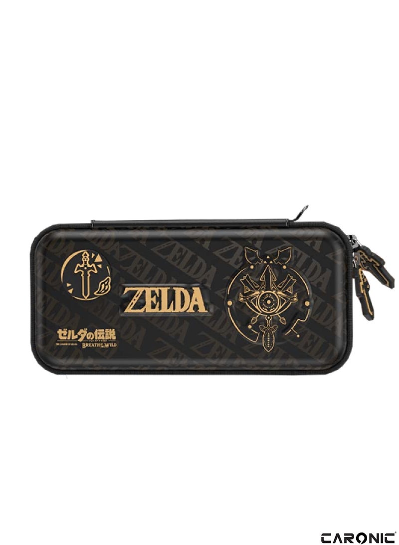 CARONIC Case compatible With Nintendo Switch And Oled Shockproof Waterproof Case Bag with soft Liner  - Image 1