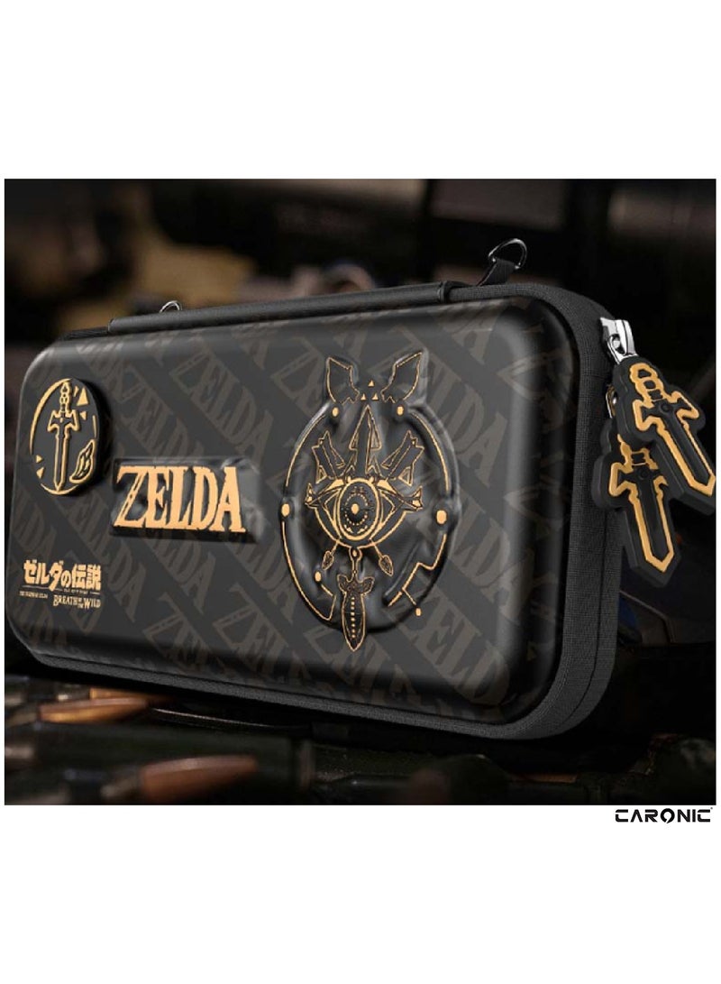 CARONIC Case compatible With Nintendo Switch And Oled Shockproof Waterproof Case Bag with soft Liner  - Image 2