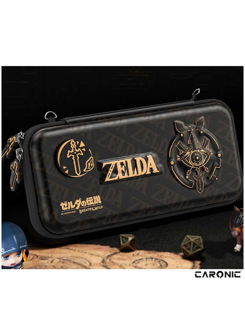 CARONIC Case compatible With Nintendo Switch And Oled Shockproof Waterproof Case Bag with soft Liner  - Image 3