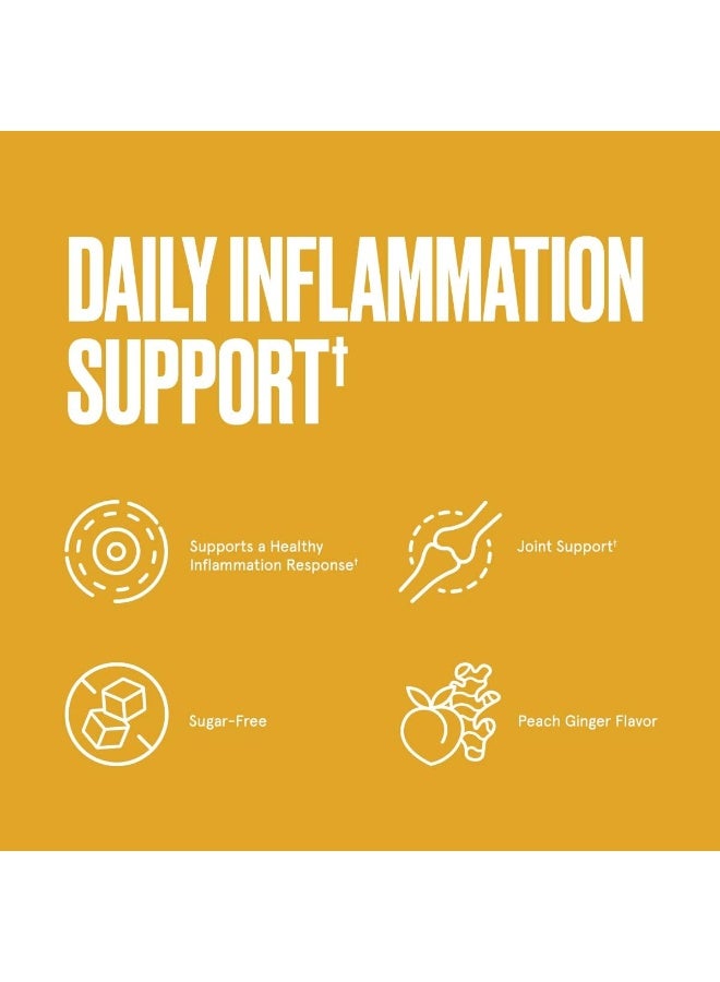 Bulletproof Sugar-Free Peach Ginger Turmeric Gummies, 60 Count, Keto Supplement for Joint, Inflammation Response Support & Pain Relief - Image 5