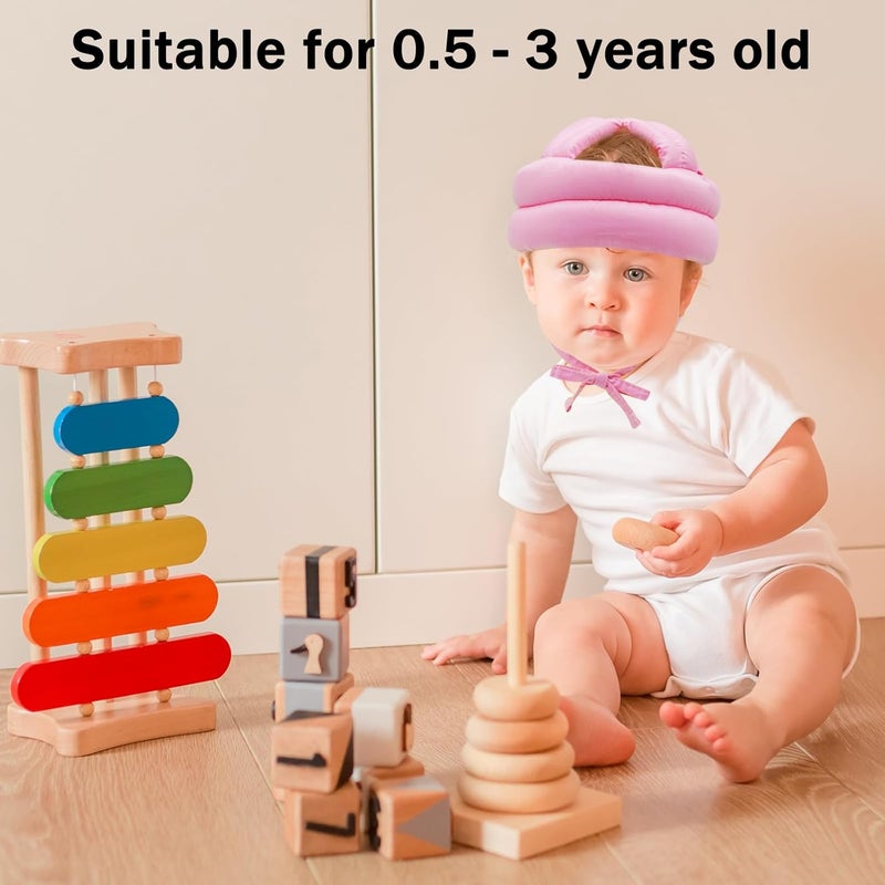 CUXFLS Baby Head Protector Infant Helmet No Bumps Safety Head Cushion for Crawling Walking Running Adjustable Toddler Head Protector Safety Headguard - Image 5