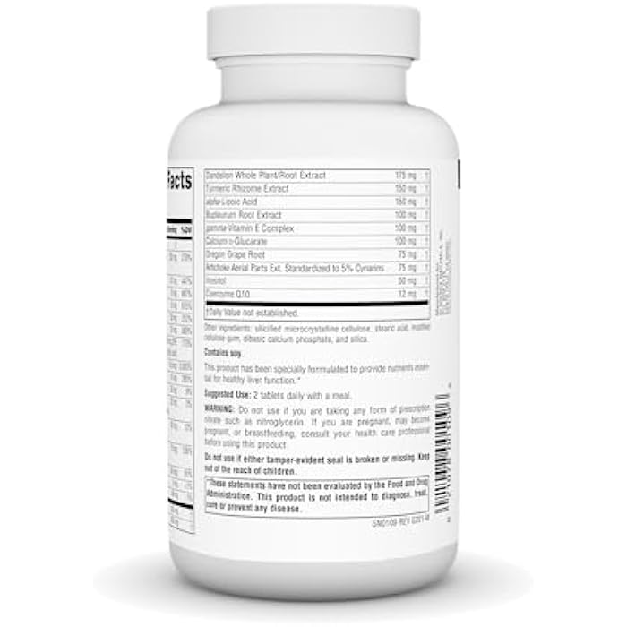 Source Naturals Liver Guard, with Silymarin, CoQ10, L-Cysteine Complex, for Healthy Liver Function* - 120 Tablets - Image 3