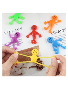 ECVV ECVV 36 Pcs Sticky Bendable Man Toys Assorted Colors Kids' Party Favor Sets Fun Toys Stretchy Sticky Toy Treasure Box Toys for Classroom Prizes Birthday Party Supplies  - Image 3