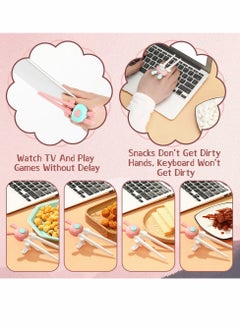 Excefore Finger Chopsticks for Gamers Snack Clips Gaming Finger Sleeves Game Controllers,Game Accessories Cell Phones Accessories 4pcs  - Image 4
