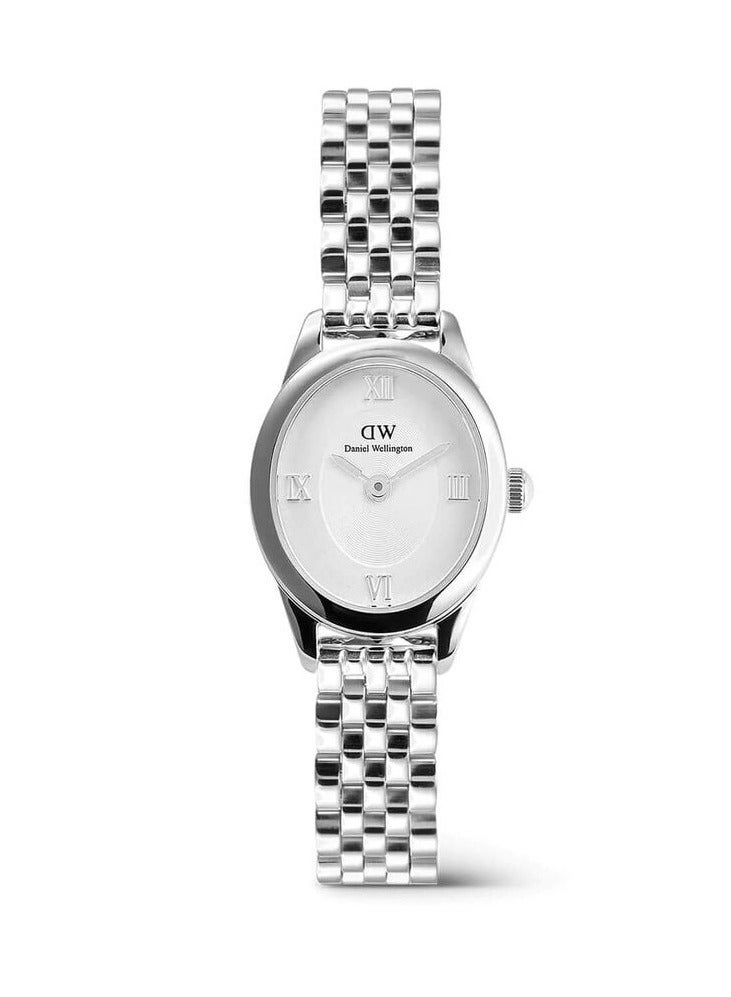 Daniel Wellington Ophelia Mini Silver 22x25.5mm White Dial Steel Bracelet Watch - Image 1