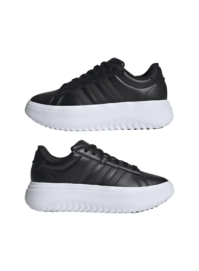 Adidas Grand Court Platform Black Sportwear Shoes 3