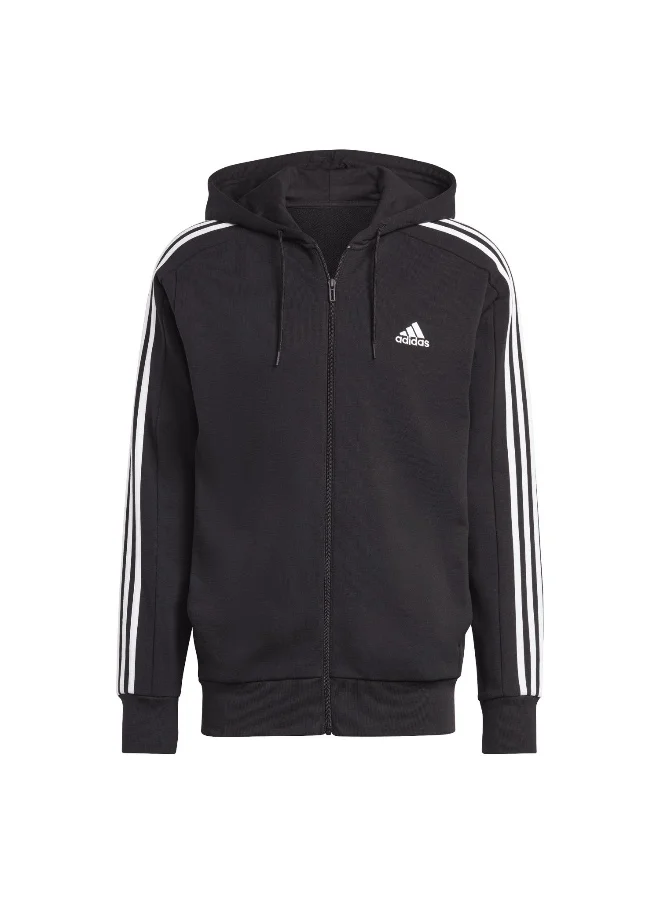 Adidas adidas M 3S Ft Fz Hd Black Training Track Tops 2XSS