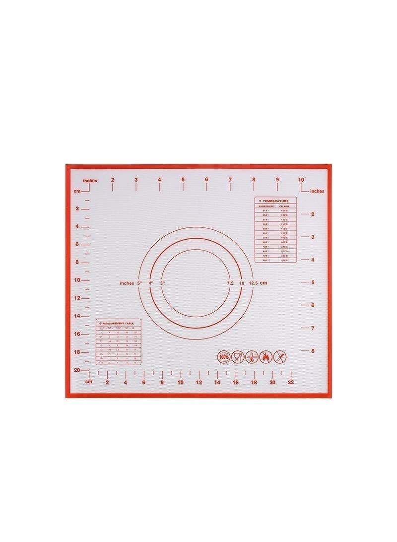 Bluejw Non-Stick Silicone Baking Mat 20"x 28" Cooking Mat, Silicone Pastry Mat Extra Thick Non Stick Baking Mat with Measurement Dough Rolling Mat Pizza Mat Large Non Slip Cooking Pastry Mat - Image 3