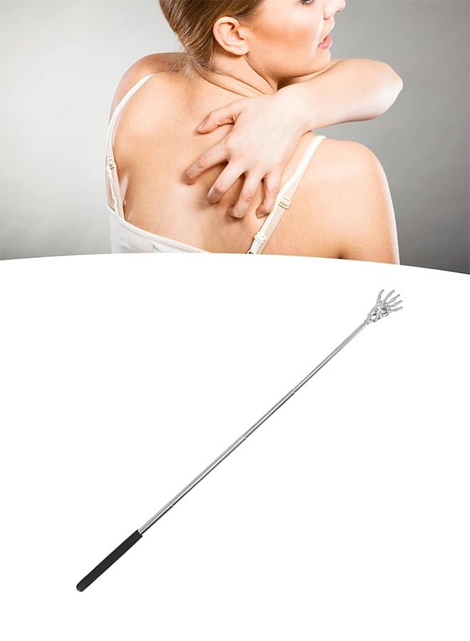 إسكدنيا 1 عبوة ، خدش حكة سوداء ، خدش خلفي ، خدش حكة تلسكوبي ، أداة مضادة للحكة ، مدلك يدوي للظهر ، عصا دغدغة قابلة للسحب ، خدش خلفي محمول. - Image 1