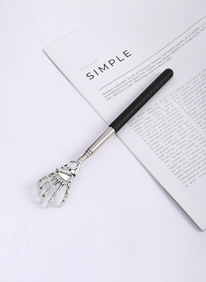 إسكدنيا 1 عبوة ، خدش حكة سوداء ، خدش خلفي ، خدش حكة تلسكوبي ، أداة مضادة للحكة ، مدلك يدوي للظهر ، عصا دغدغة قابلة للسحب ، خدش خلفي محمول. - Image 4