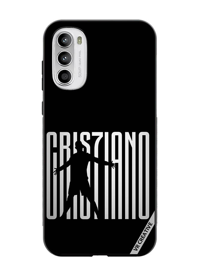 VR CREATIVE Protective Case Cover For Motorola Moto G82 Ronaldo Design Multicolour - Image 1