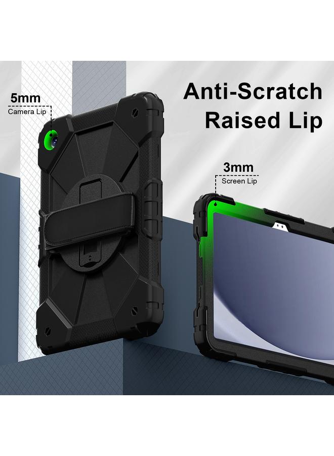 S-TOP Case For Samsung Galaxy Tab A9+ X216 Contrast Color Robot C2 Silicone Hybrid PC Tablet Case - Image 2