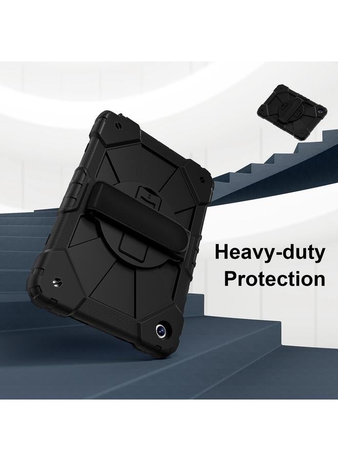 S-TOP Case For Samsung Galaxy Tab A9+ X216 Contrast Color Robot C2 Silicone Hybrid PC Tablet Case - Image 3