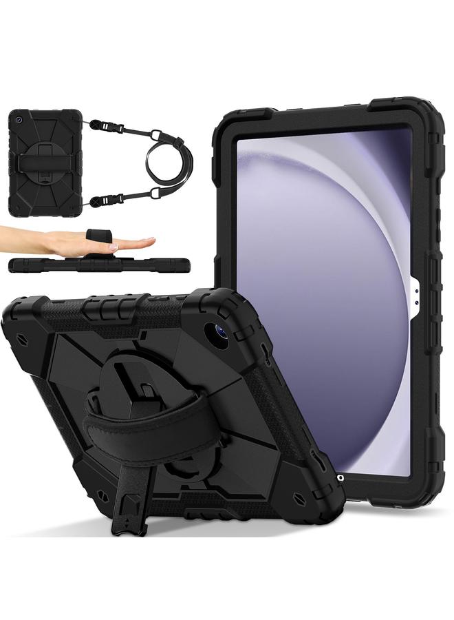 S-TOP Case For Samsung Galaxy Tab A9+ X216 Contrast Color Robot C2 Silicone Hybrid PC Tablet Case - Image 1