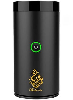 Bukhoon electric incense burner V1 for car and home use with a USB Type-C port in black.  - Image 1