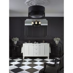 KOHLER 72571-Sn Artifacts Towel Ring, Vibrant Polished Nickel - Image 3