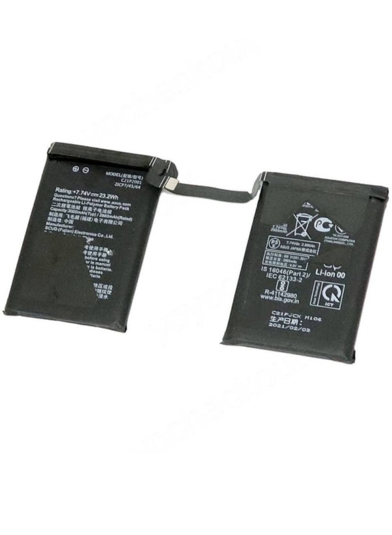 GENNEXT Original High Quality Replacement battery For ASUS Rog Phone 6 Black - Image 3
