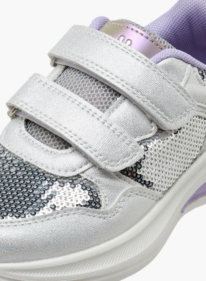 Kappa Sports Shoes With Hook & Loop Closure, Light-Up Pattern - Image 4