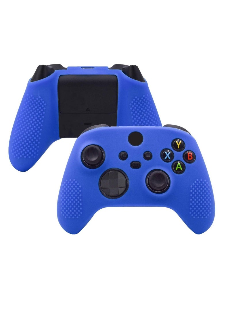Silicone Gel Controller Cover Skin Protector Kits for Microsoft Xbox Series X Controller Video Games Camouflage Cover 8 PRO Thumb Grip Caps (Blue) - Image 2