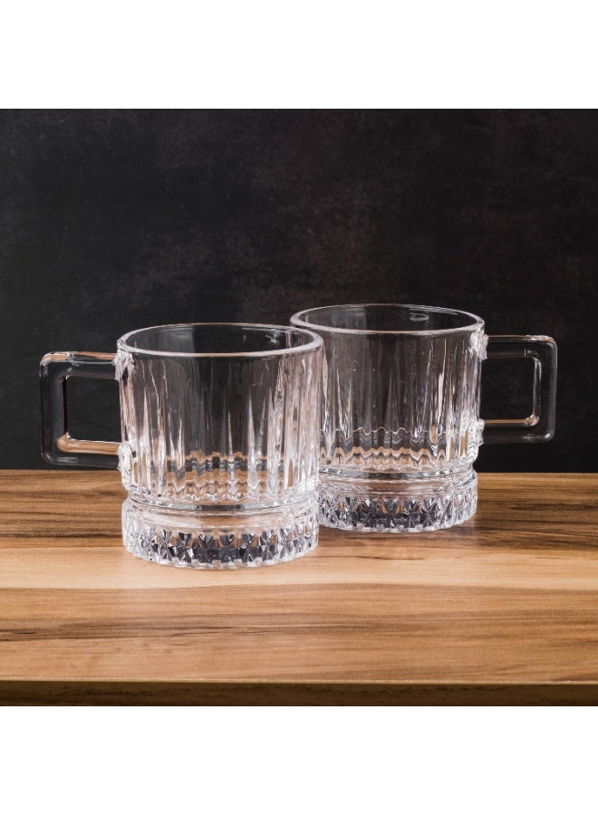 بلينك ماكس ✨ طقم أكواب زجاجية BLINKMAX – 6 قطع (8 سم – سعة 230 مل) تصميم فاخر عصري 🥂 - Image 1