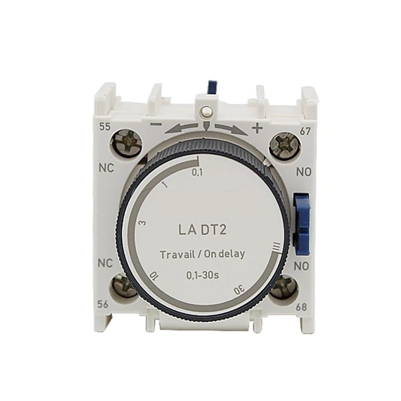 مودول جهة الاتصال المساعدة المؤقت LADT2 مع تأخير زمني 1 30 ثانية محطة التثبيت بالبراغي - Image 1