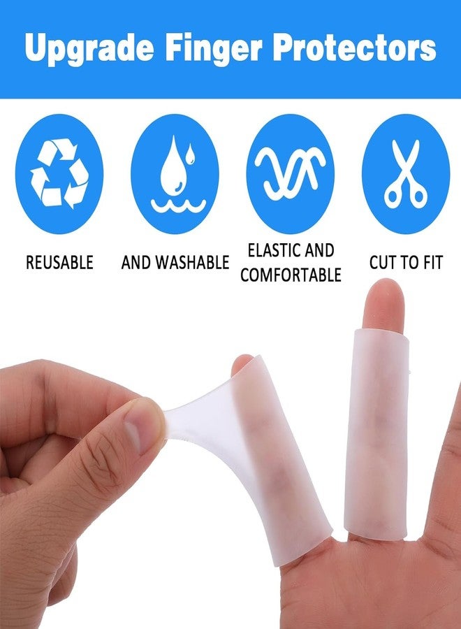 ATOOZED Finger protector for cricket, volleyball | Finger tape for cricket fielding finger cover bandage | Finger support for pain relief basketball volleyball finger protection (Set of 5) - Image 4
