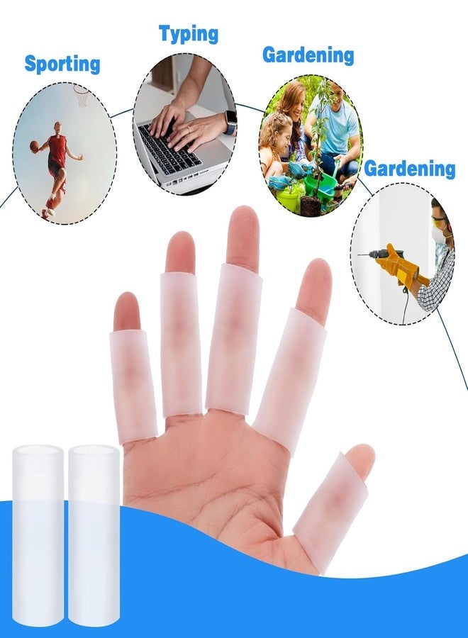 ATOOZED Finger protector for cricket, volleyball | Finger tape for cricket fielding finger cover bandage | Finger support for pain relief basketball volleyball finger protection (Set of 5) - Image 5