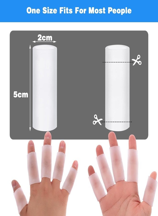 ATOOZED Finger protector for cricket, volleyball | Finger tape for cricket fielding finger cover bandage | Finger support for pain relief basketball volleyball finger protection (Set of 5) - Image 2
