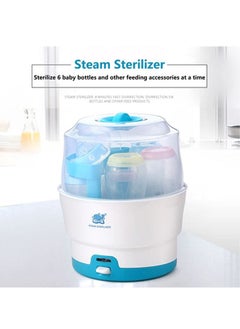 Beauenty Baby Bottle Sterilizer Bottle Steam Sterili-zer for Baby Bottles BPA Free Pacifiers Breast Pumps Large Capacity and 99.99% Cleaned in 8 Mins Holds up to 6 Bottles Easy to Operate  - Image 4