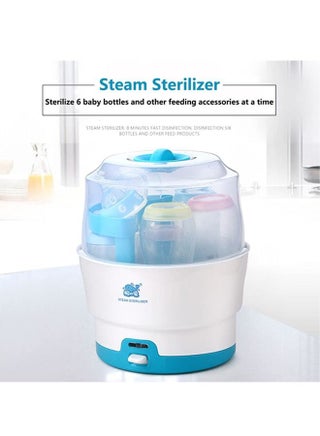 Baby Bottle Sterilizer Bottle Steam Sterili-zer for Baby Bottles BPA Free Pacifiers Breast Pumps Large Capacity and 99.99% Cleaned in 8 Mins Holds up to 6 Bottles Easy to Operate - view 4