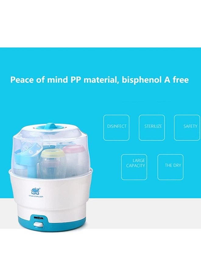 Beauenty - Baby Bottle Sterilizer Bottle Steam Sterili-zer for Baby Bottles BPA Free Pacifiers Breast Pumps Large Capacity and 99.99% Cleaned in 8 Mins Holds up to 6 Bottles Easy to Operate - Image 1