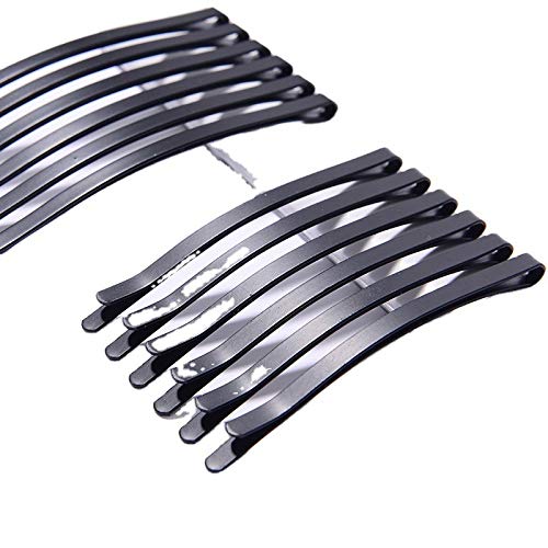 Chironal 100Pcs Black Bobby Pins Black Barrette Hair Clips Hairstyle Tools Accessories, Unisex (thick) - Image 4