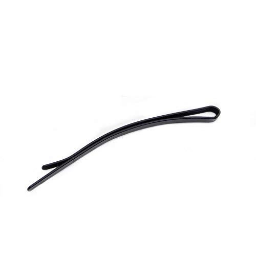 Chironal 100Pcs Black Bobby Pins Black Barrette Hair Clips Hairstyle Tools Accessories, Unisex (thick) - Image 2