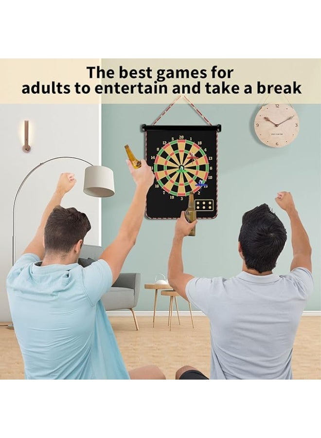 ميكسي المغناطيسي السهم لوحة للأطفال ، ألعاب في الهواء الطلق ألعاب الأطفال مزدوجة الجانب السهم لوحة الألعاب مجموعة للفتيان مع 10 السهم ، أفضل ألعاب هدايا للفتيان المراهقين البنات عمر 5 6 7 8 9 10 11 12 13 14 15 16 سنوات - Image 2