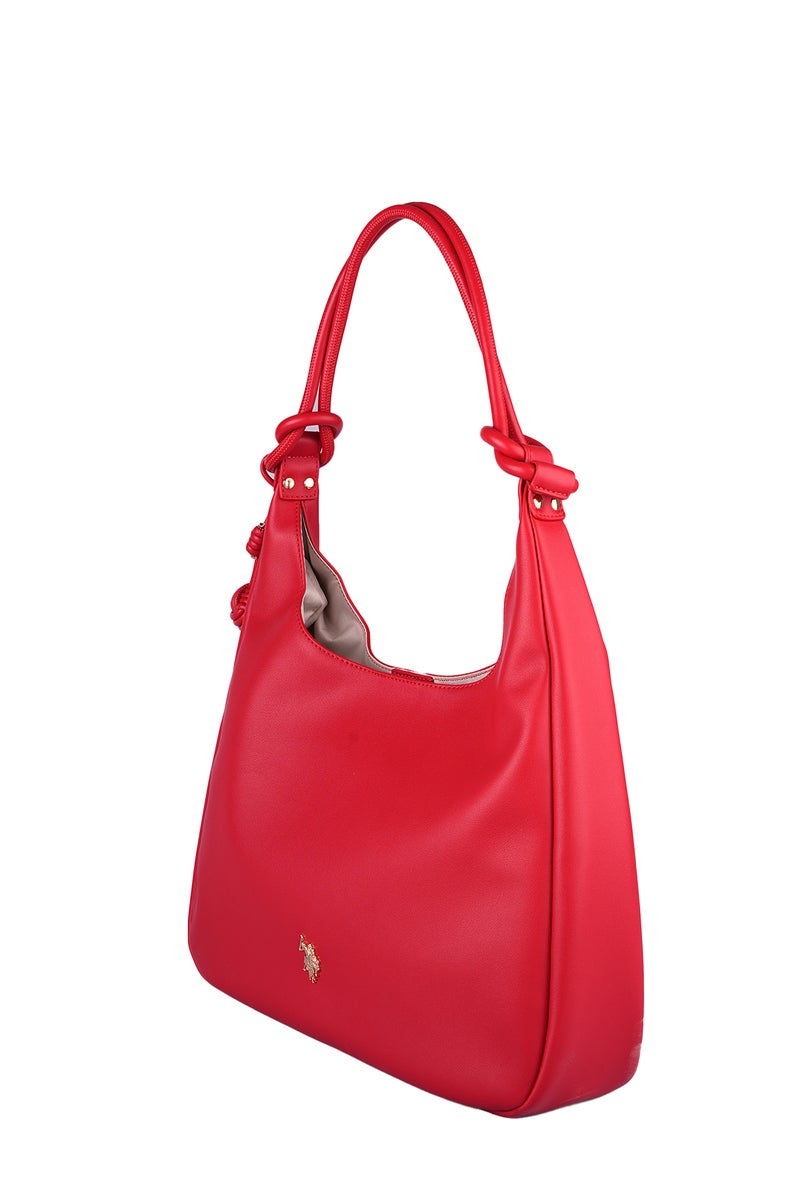 U.S. Polo Assn. Women's Shoulder Bag, Ladies Large Capacity Hobo Bag, Handbag Tote Bags Clutch Bag, Women's Leather Hobo Bag, Women's Tote Bag, Women's Shoulder Bag, Women's Hand Bag, Women's Travel Bag, for Office Sling Bag Side Bag and Girls College Students - Image 2