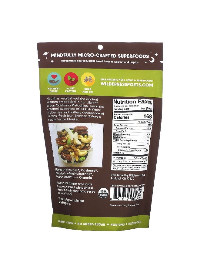Wilderness Poets Wilderness Poets, Organic Wild Mix, Delight Trail Mix, 8 oz (226 g)  - Image 2