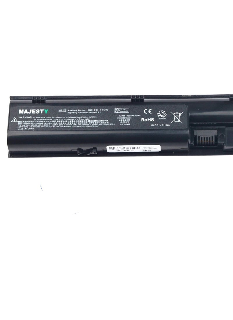 Majesty HP Replacement Laptop Battery 4400mAh 49W Compatible with 4530S and 4330 HP ProBook Models  - Image 4