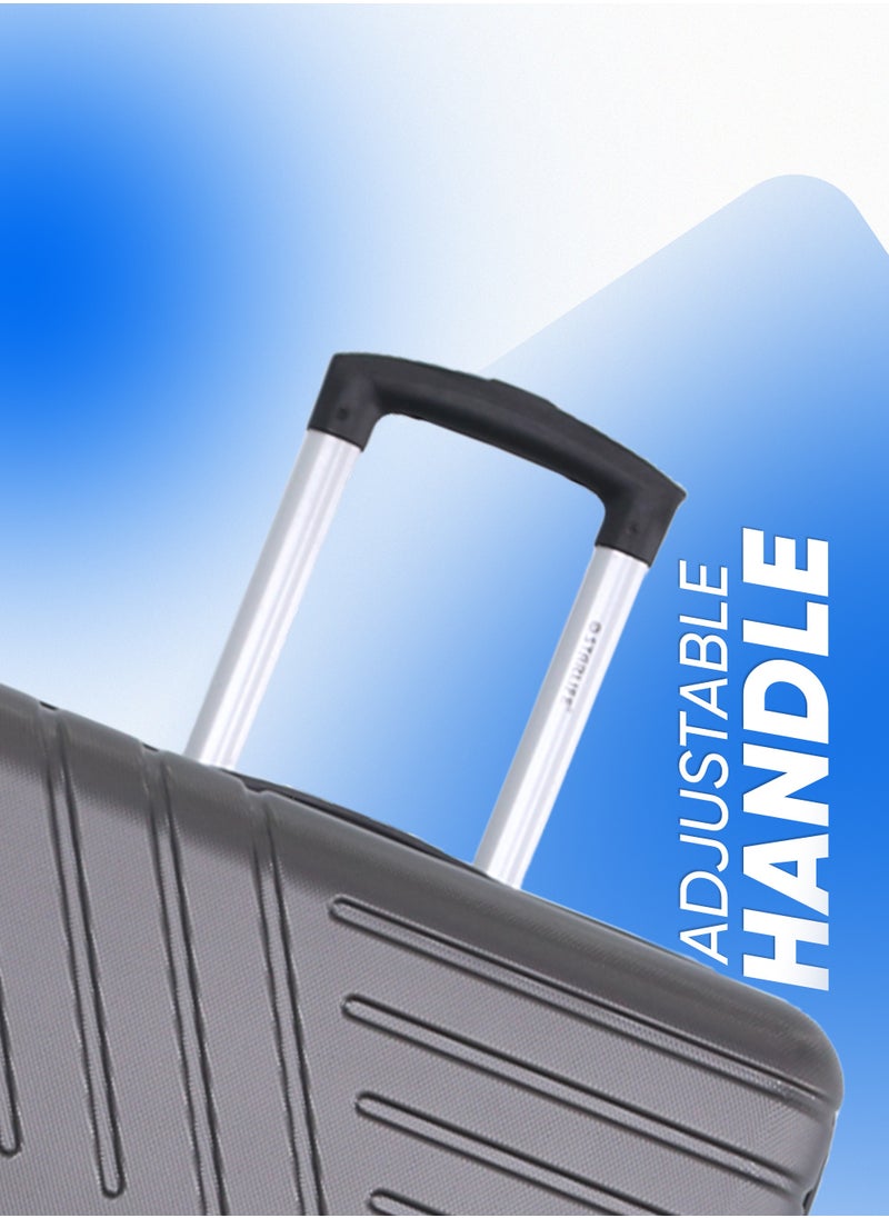 STARLIFE - Luggage Set 3Pcs ABS Trolley Bag Set 20//24/28 With Number Lockable System - Image 1