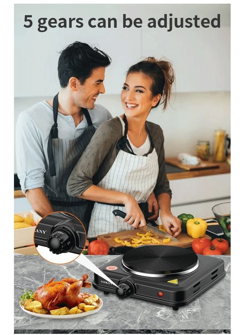 Electric Stove&Heater Electrics Hot Plate Single Burner 1000W SK-5109 Black - pzsku/Z174FAE3E637809DB5015Z/45/_/1669731284/4dffe8af-011d-41ac-becf-405e30be190d