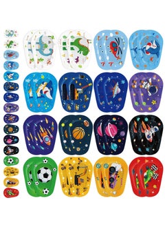 CMGTYYD dhesive Eye Patches for Kids, 48 Pcs Adhesive Eye Patches for Kids Boys 16 Styles Eye Patches Latex Free Eye Pad Bulk Light Blocking Fun Cute Boys Designs Cotton Adhesive Bandages for Boys Toddler  - Image 1