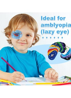 CMGTYYD dhesive Eye Patches for Kids, 48 Pcs Adhesive Eye Patches for Kids Boys 16 Styles Eye Patches Latex Free Eye Pad Bulk Light Blocking Fun Cute Boys Designs Cotton Adhesive Bandages for Boys Toddler  - Image 4