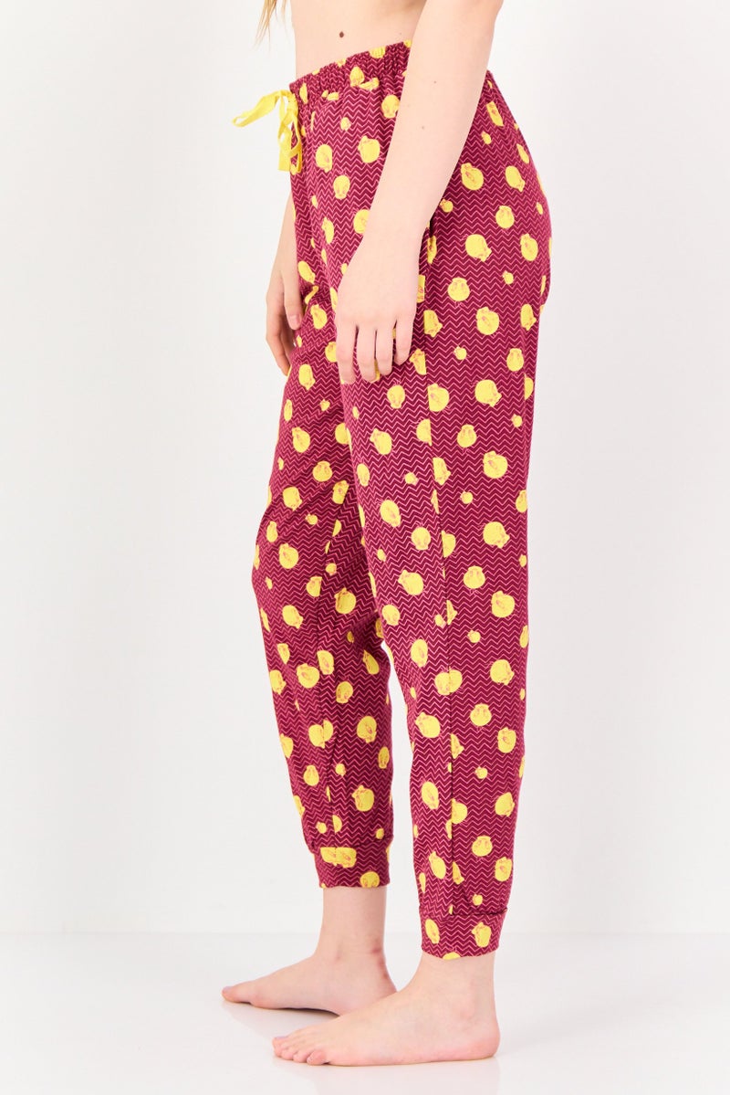 zivame Women Allover Print Drawstring Pyjama Pants, Multicolor - Image 2