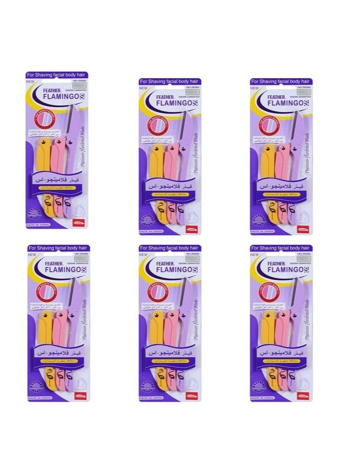 Feather Feather Flamingo S Original Razor Blades 6 Pack 
