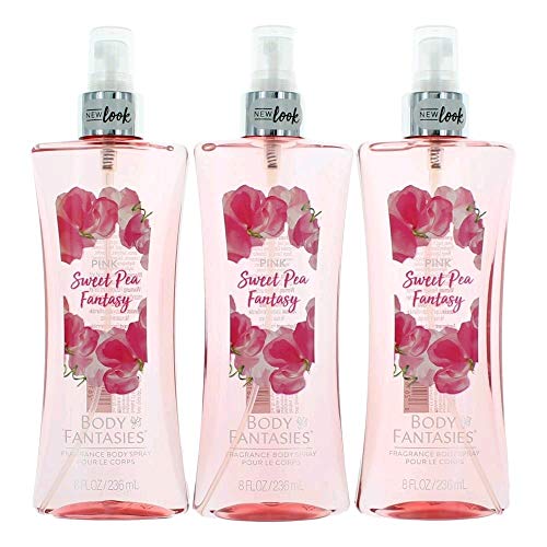 Parfums de Coeur Pink Sweet Pea Fantasy by Body Fantasies 3 Pack 8 Fragrance Body Spray women - Image 1