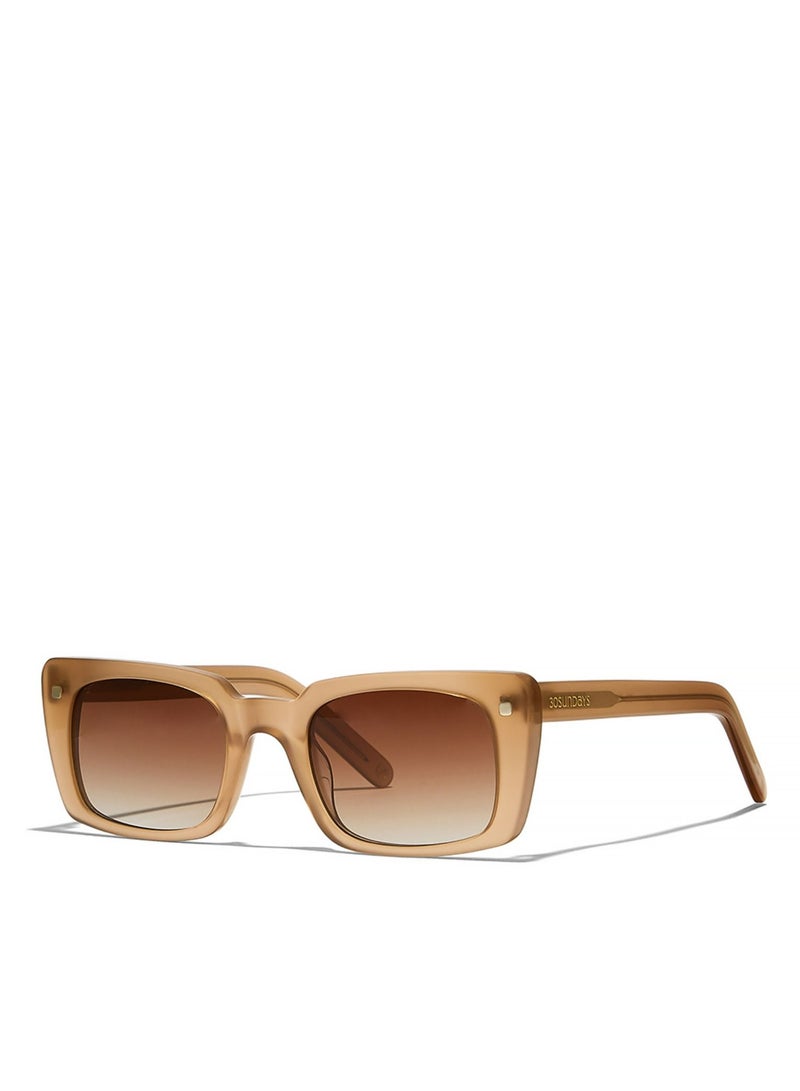 30Sundays THAT'S WOW Women Brown Sunglasses - Frame Material: Acetate - Lens Color: Brown- Frame Color: Beige - Full Rim  - Image 2