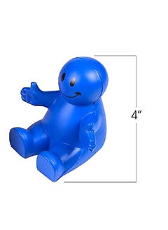 ArtCreativity 4 Inch Squeezable Smile Phone Holder 3 Pack 2In1 Smartphone Stand Squeeze Stress Relief Fidget Toy For Kids & Adults Desk Decoration Party Favor Office Gift Redblueyellow  - Image 3