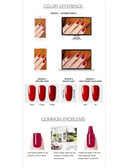 Gel Nail Polish, Nail glue,6-Piece UV and LED Gel Nail Polish Set Multicolour Long Lasting Nail Gel Polish DIY nail art at home - pzsku/Z1750076FEB415B3D9D67Z/45/_/1688215304/707fc379-667b-4174-b87f-518c6eb4d938