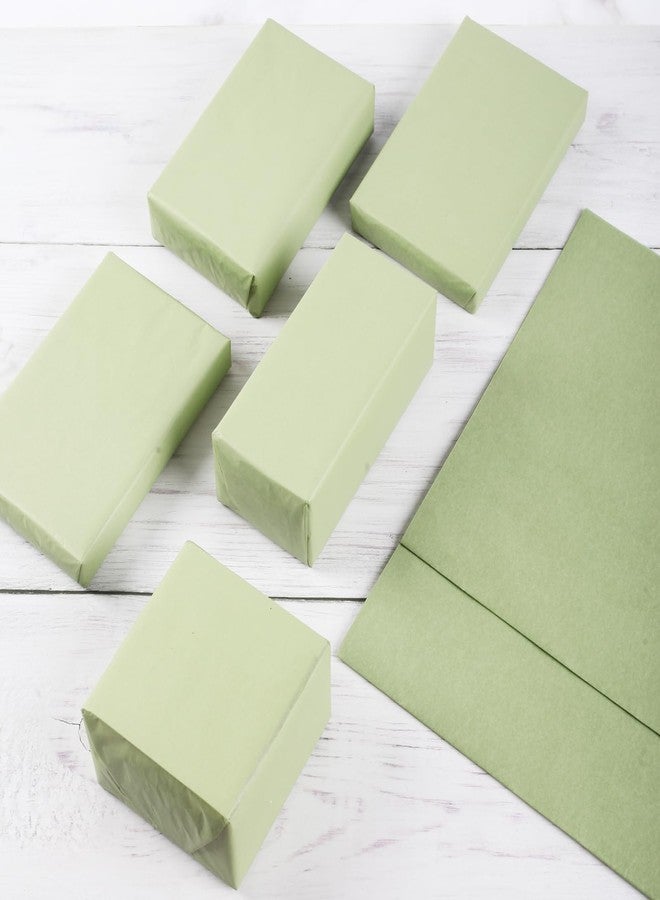 Bolsome 100 Sheets 20 * 14 Inches Green Tissue Paper for Gift Wrapping, Sage Green Wrapping Tissue for Gift Bags for Baby Shower Wedding Birthday St. Patrick's Day DIY Craft - Image 3